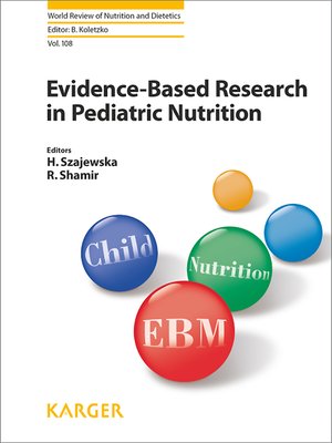 cover image of Evidence-Based Research in Pediatric Nutrition